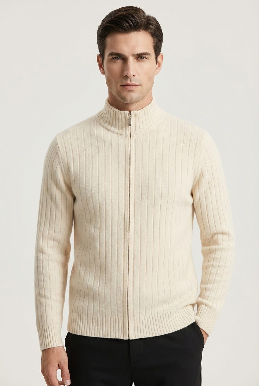 LÉON IVORY VOYAGER RIB VEST