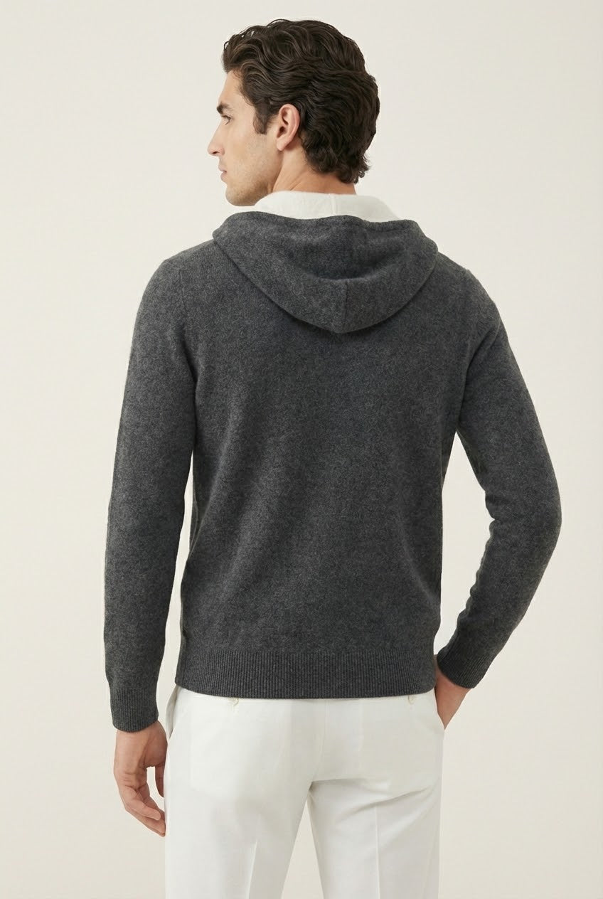 Santo Zipper Vest Grey