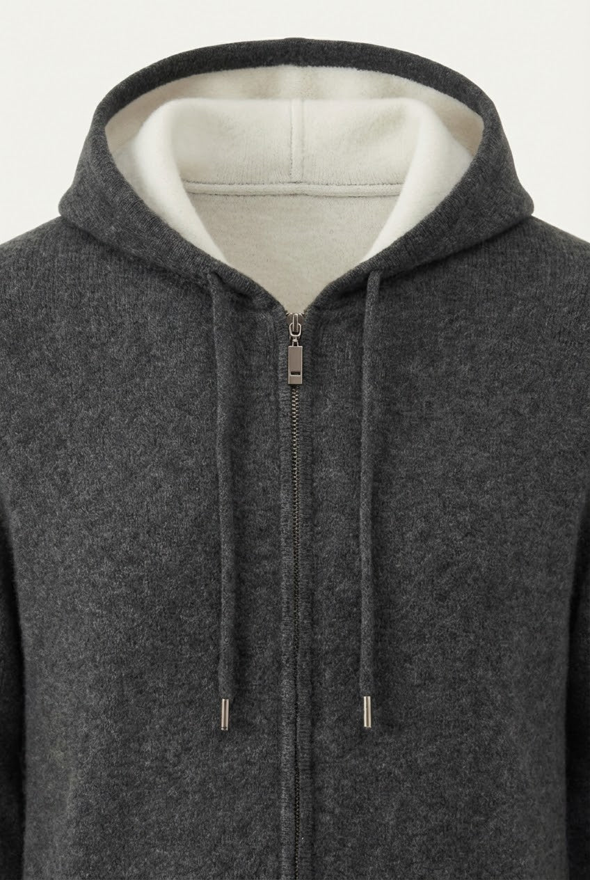 Santo Zipper Vest Grey