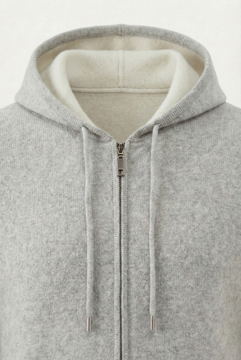 Santo Zipper Vest Light Grey