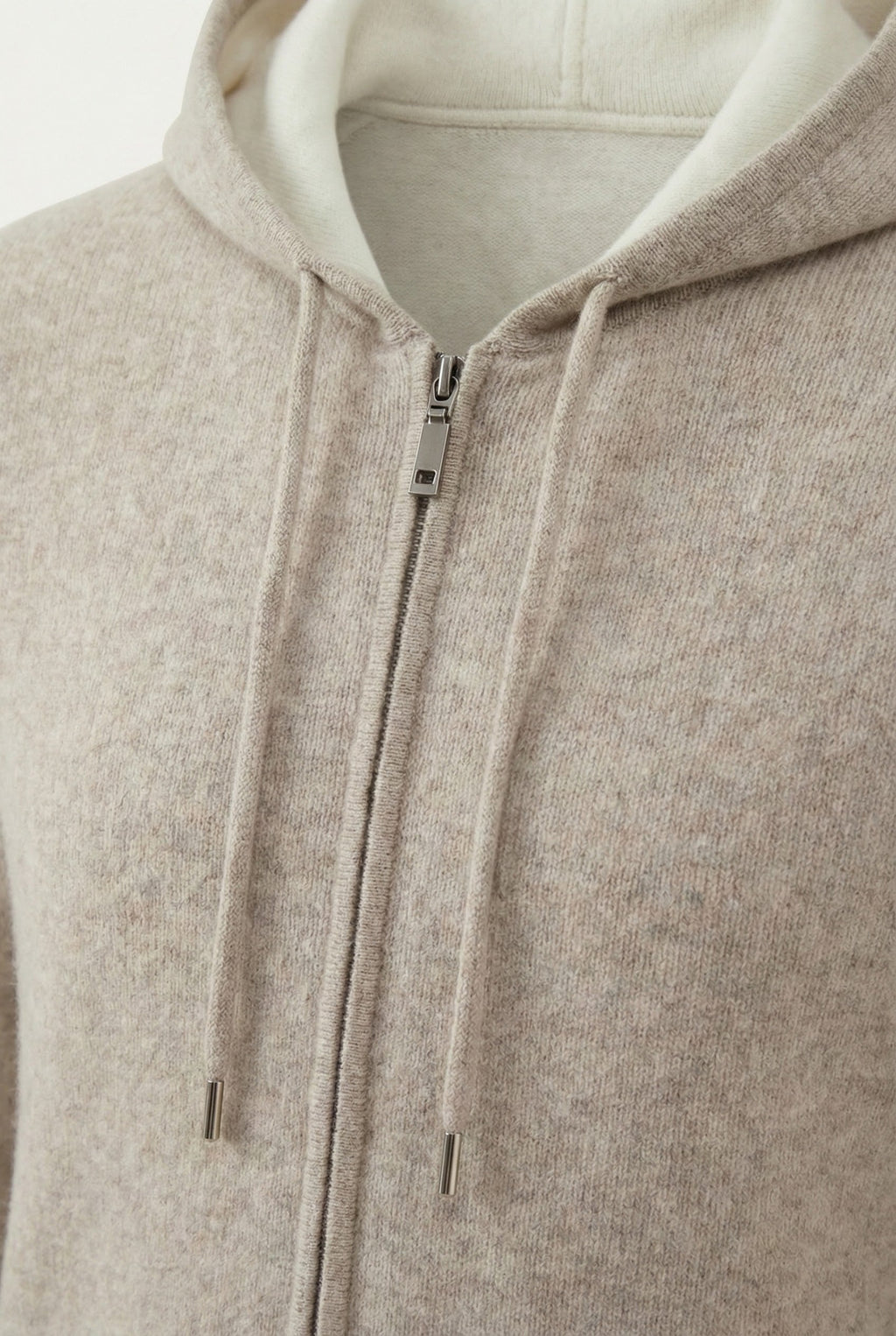 Santo Zipper Vest Beige