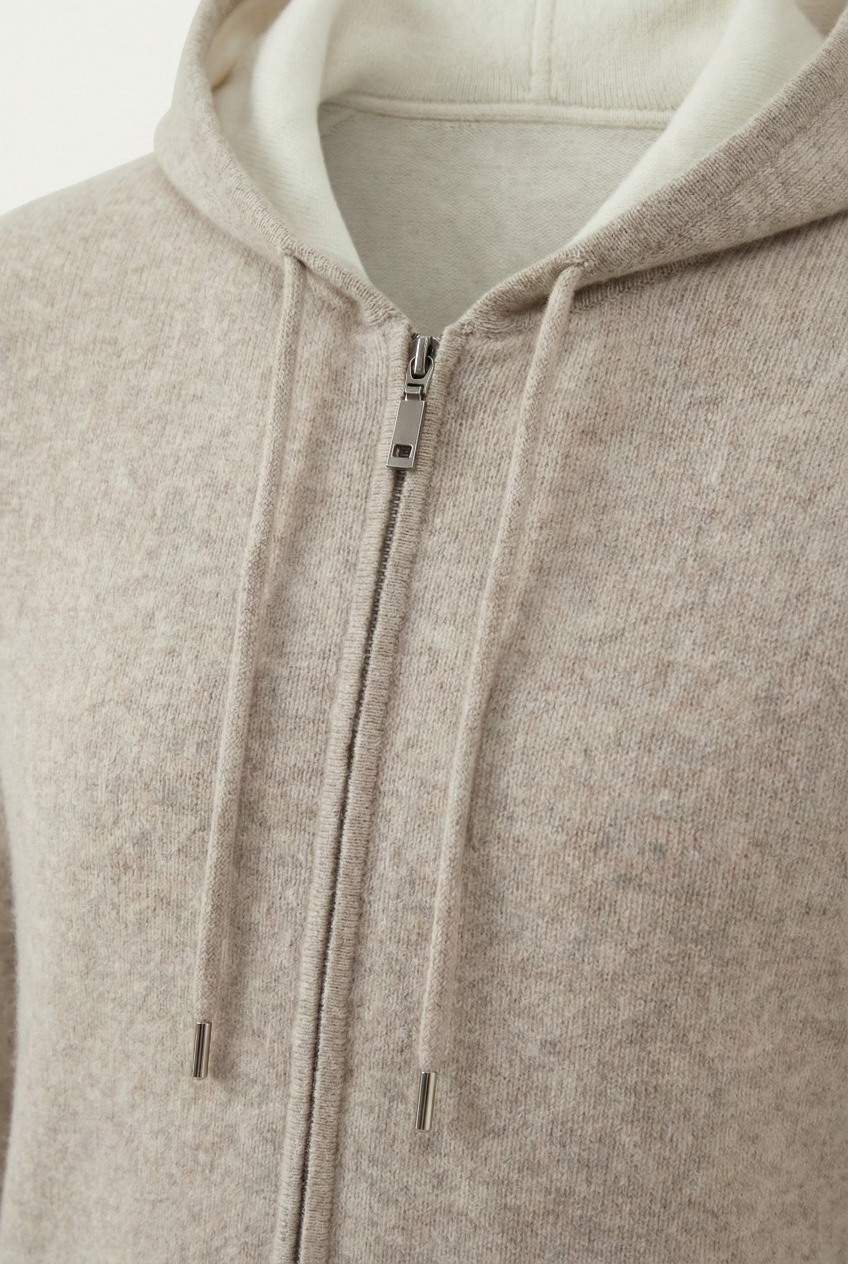 Santo Zipper Vest Beige