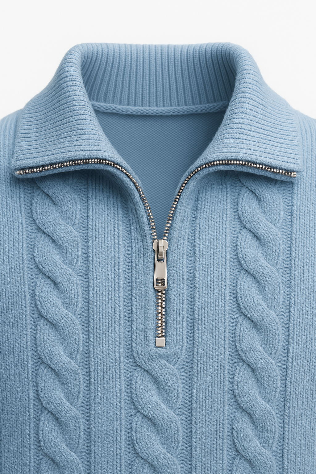 Sero Cable Knit Light Blue