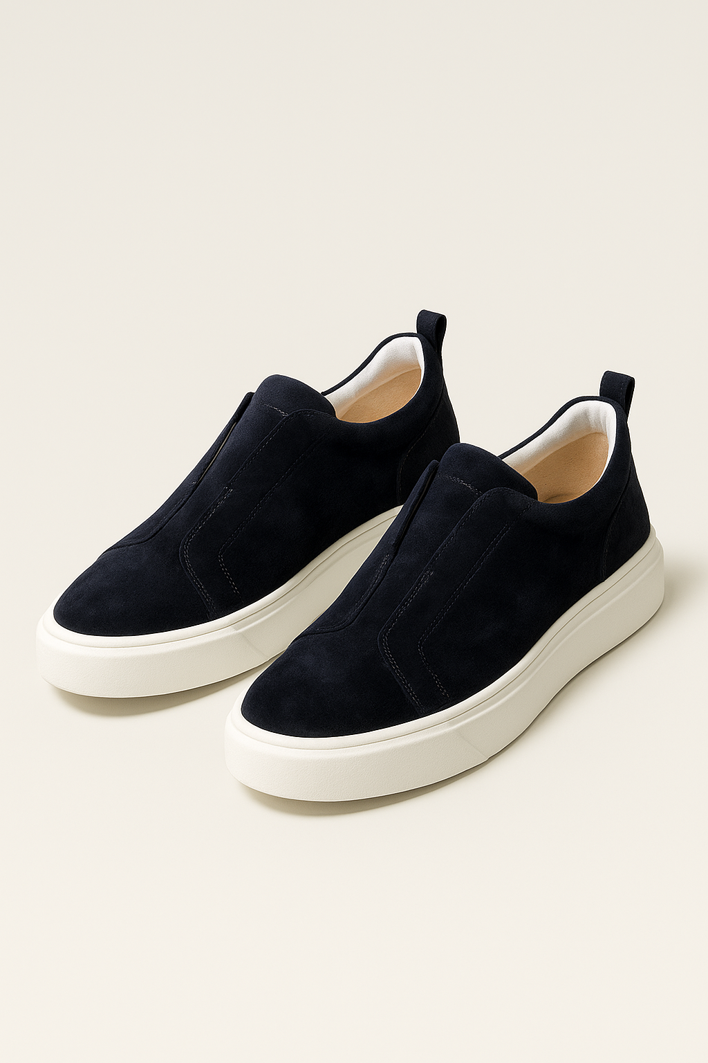 espyrali Suede Slip-On Navy