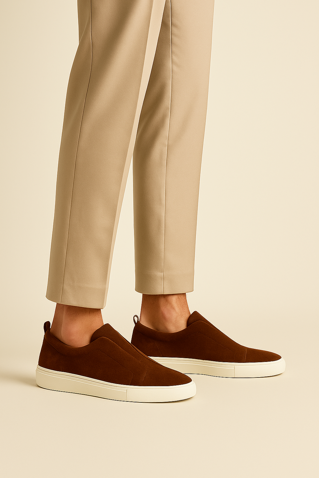 espyrali Suede Slip-On Brown
