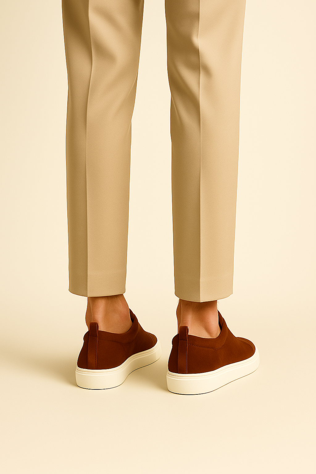 espyrali Suede Slip-On Brown