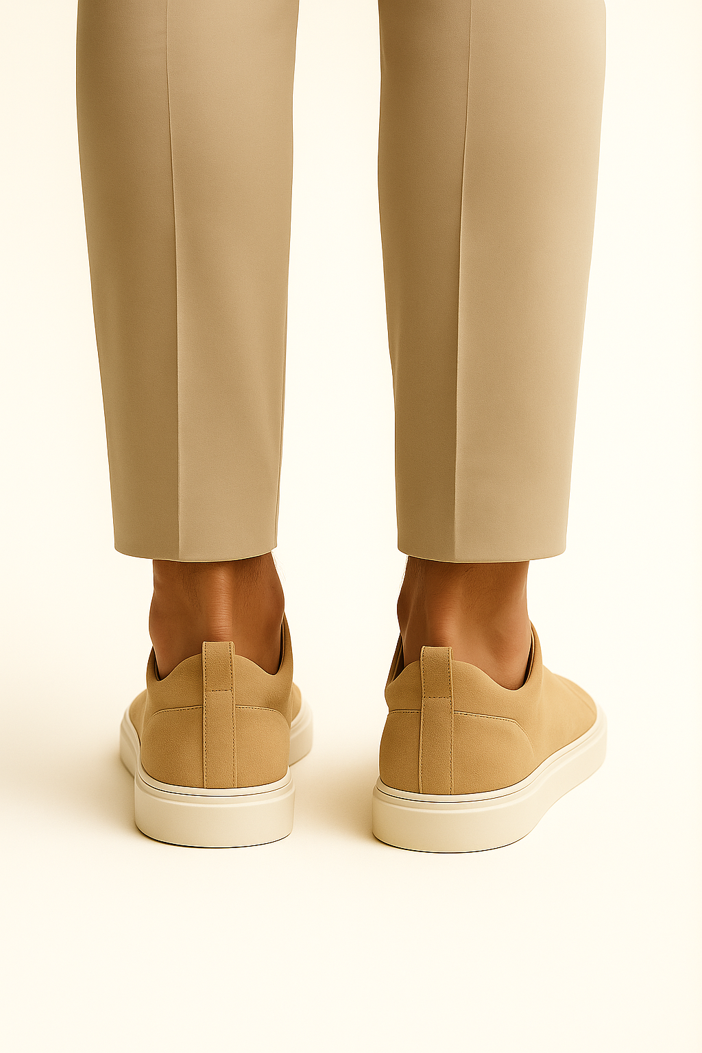 espyrali Suede Slip-On Beige