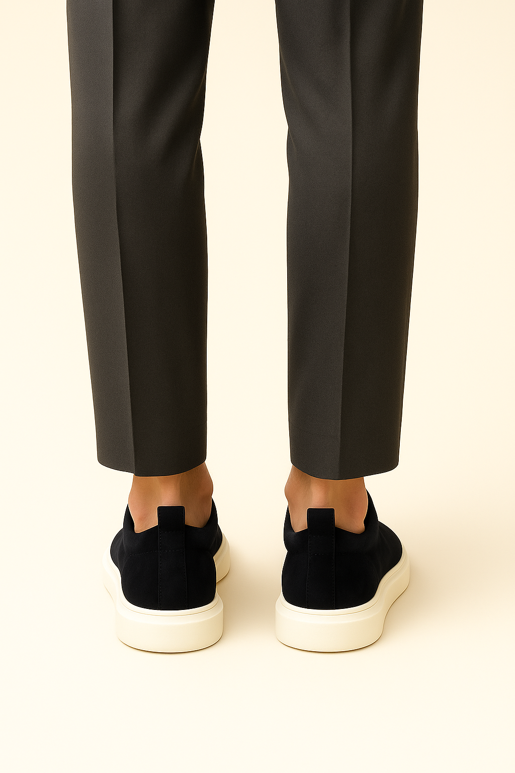 espyrali Suede Slip-On Navy