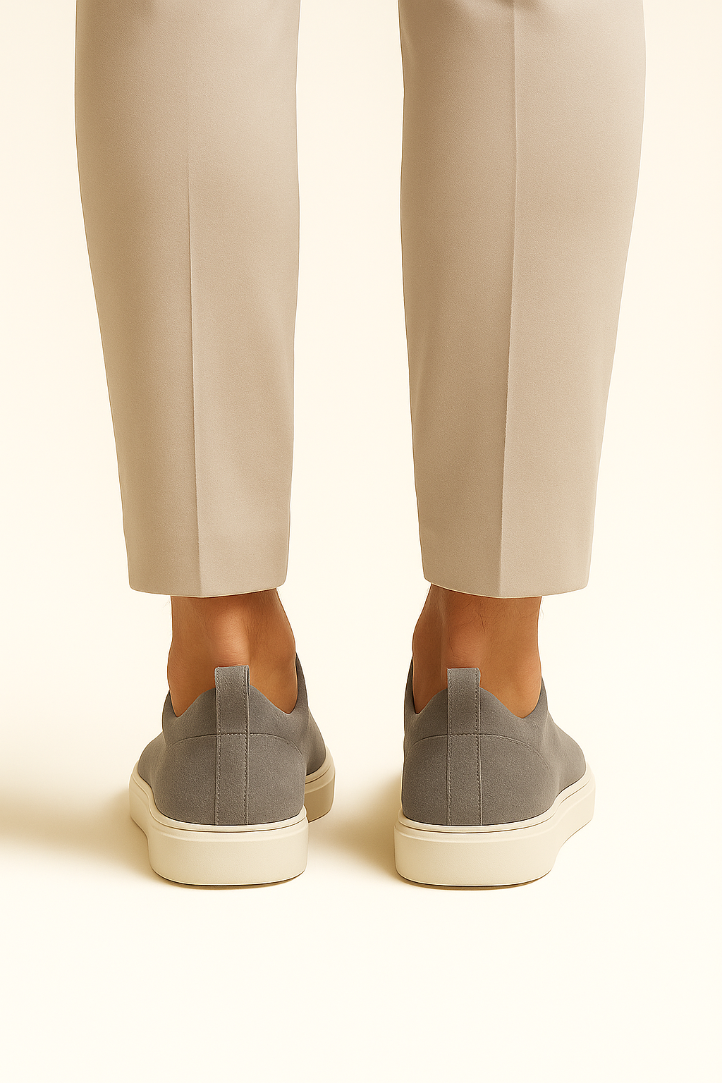 espyrali Suede Slip-On Grey