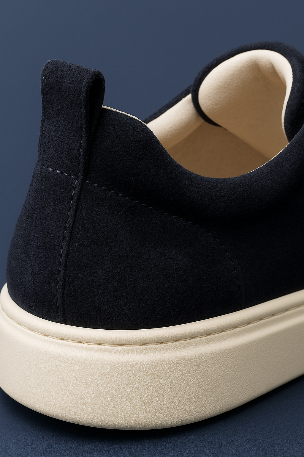 espyrali Suede Slip-On Navy