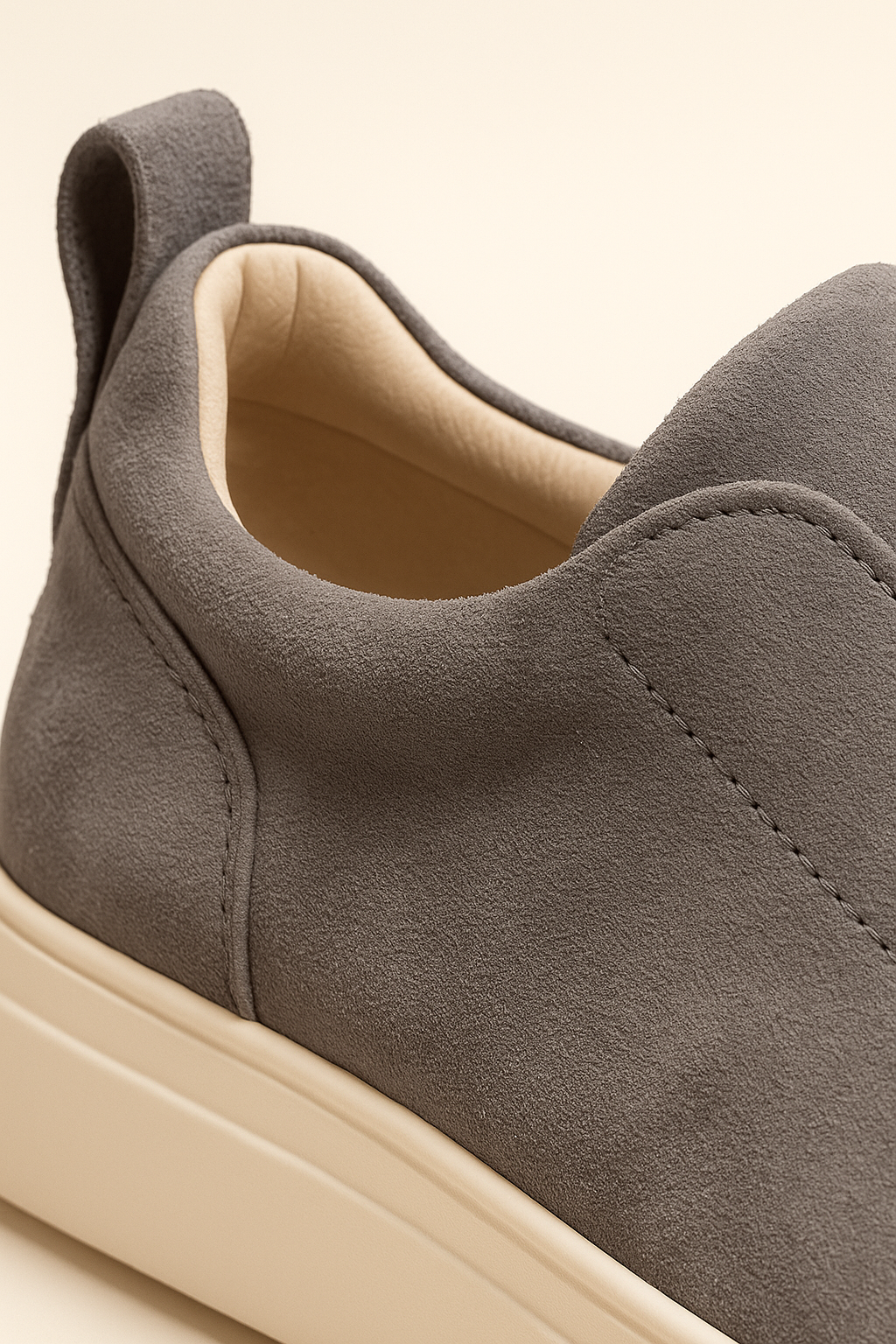 espyrali Suede Slip-On Grey