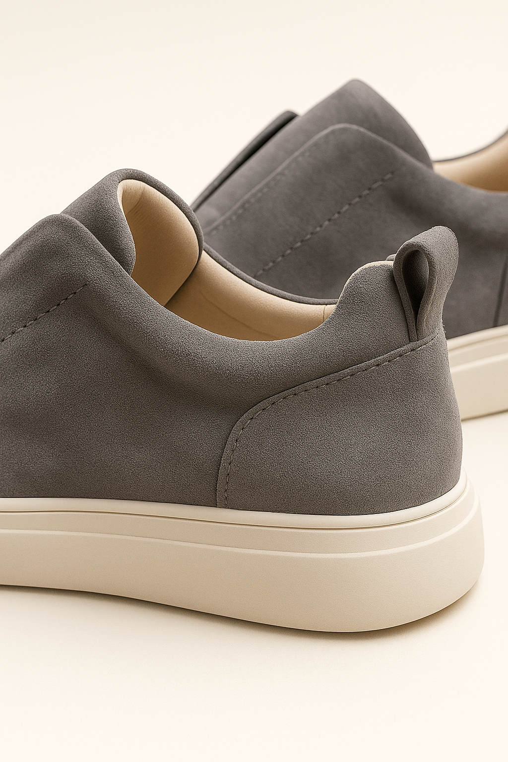 espyrali Suede Slip-On Grey