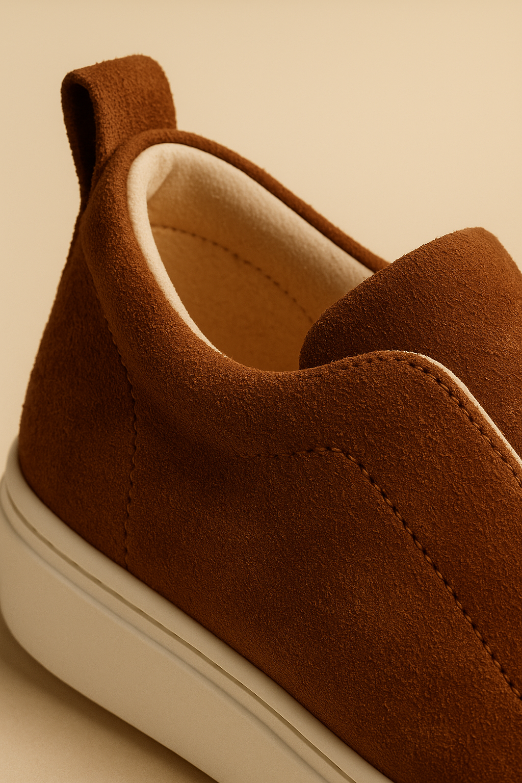 espyrali Suede Slip-On Brown