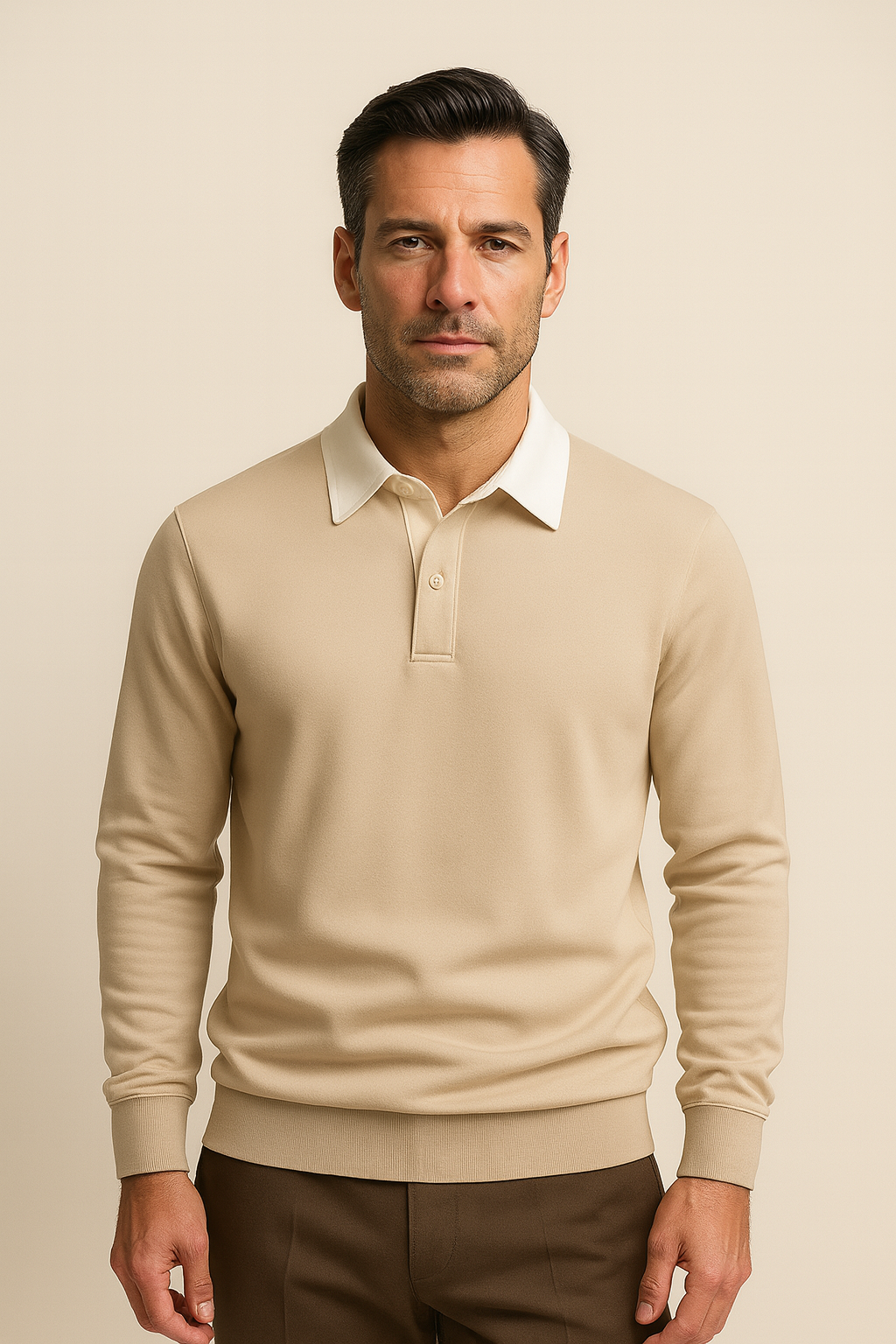 Polo Knit Beige