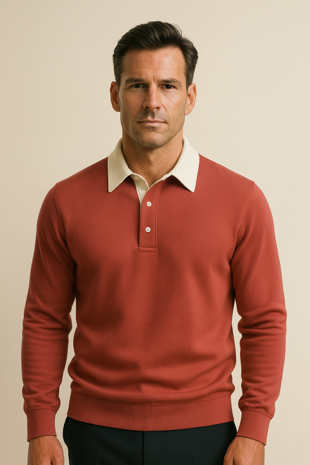 Polo Knit Red