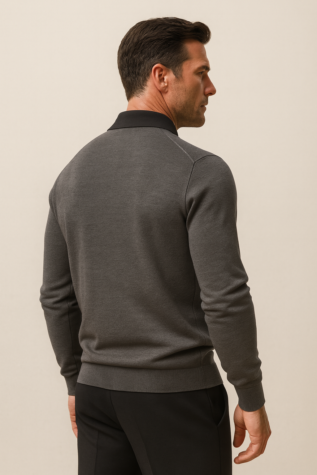 Polo Knit Grey