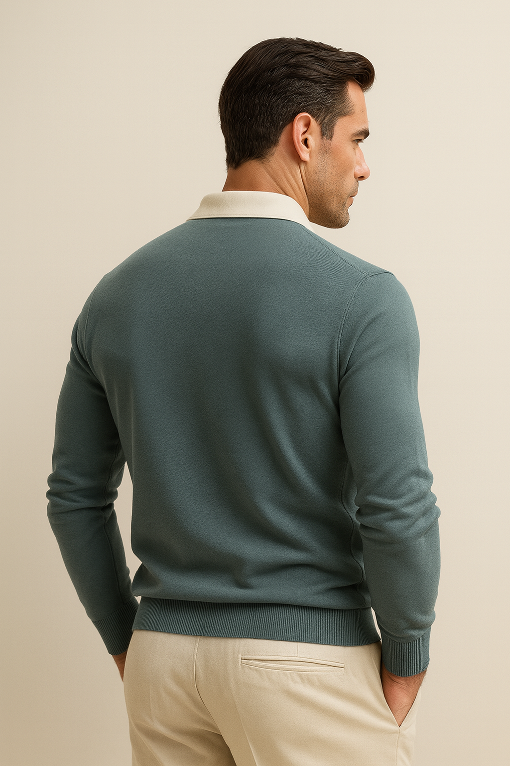 Polo Knit Cyan
