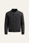 MONTIERI™ | Seemisnahast bomber-jakk, must