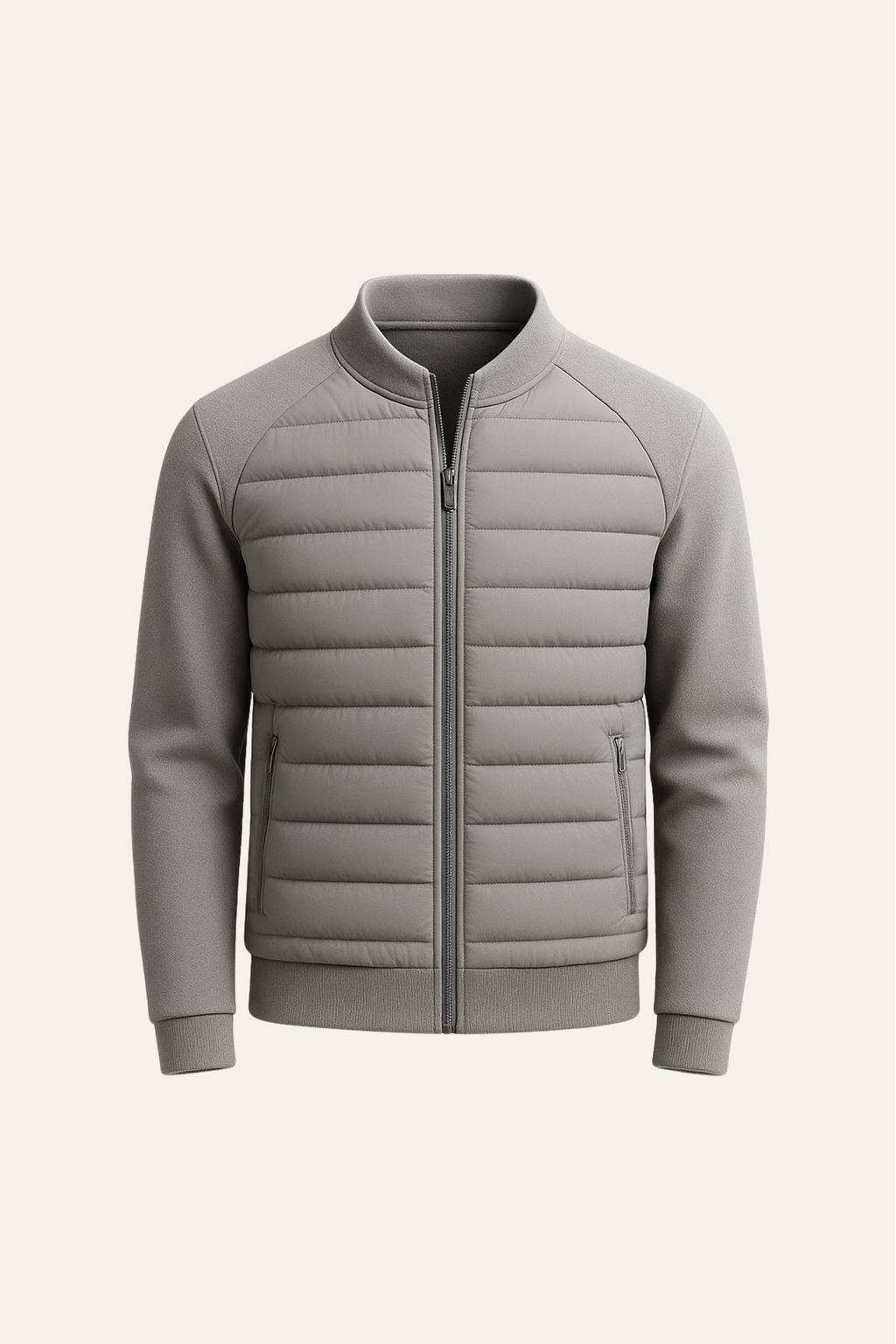 Sorrento Wool Padded Jacket Grey