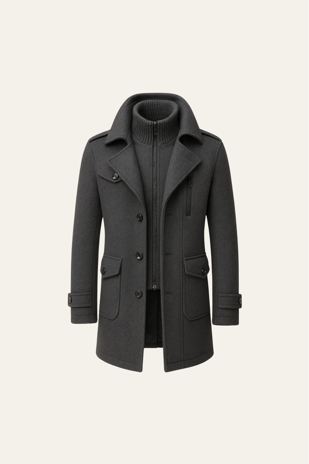 Melvin Field Coat Grey