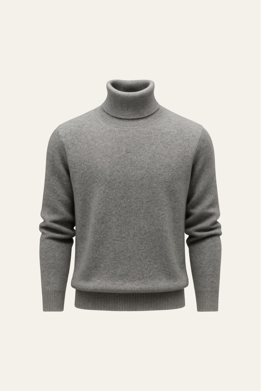 Carezza Cashmere Turtleneck Grey