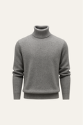 Carezza Cashmere Turtleneck Grey