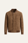 MONTIERI™ | Seemisnahast bomber-jakk, pruun
