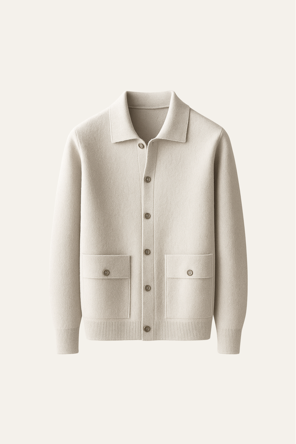 Calogero Cashmere Cardigan Ivory