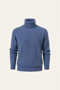 Carezza Cashmere Turtleneck Blue