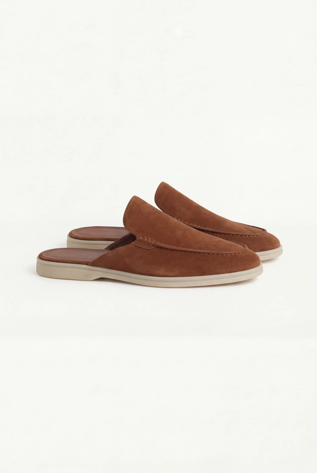 Suède Yacht Mule Maroon