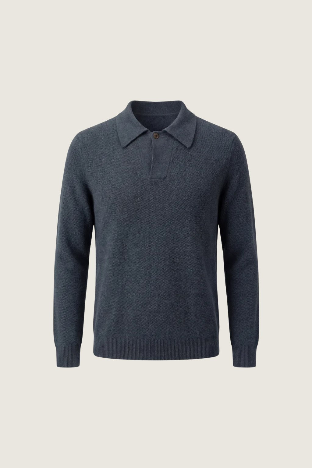ario long sleeve polo grey