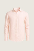capri linen shirt salmon