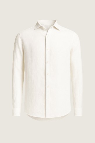 capri linen shirt white