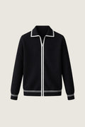carveli classic city zip up black