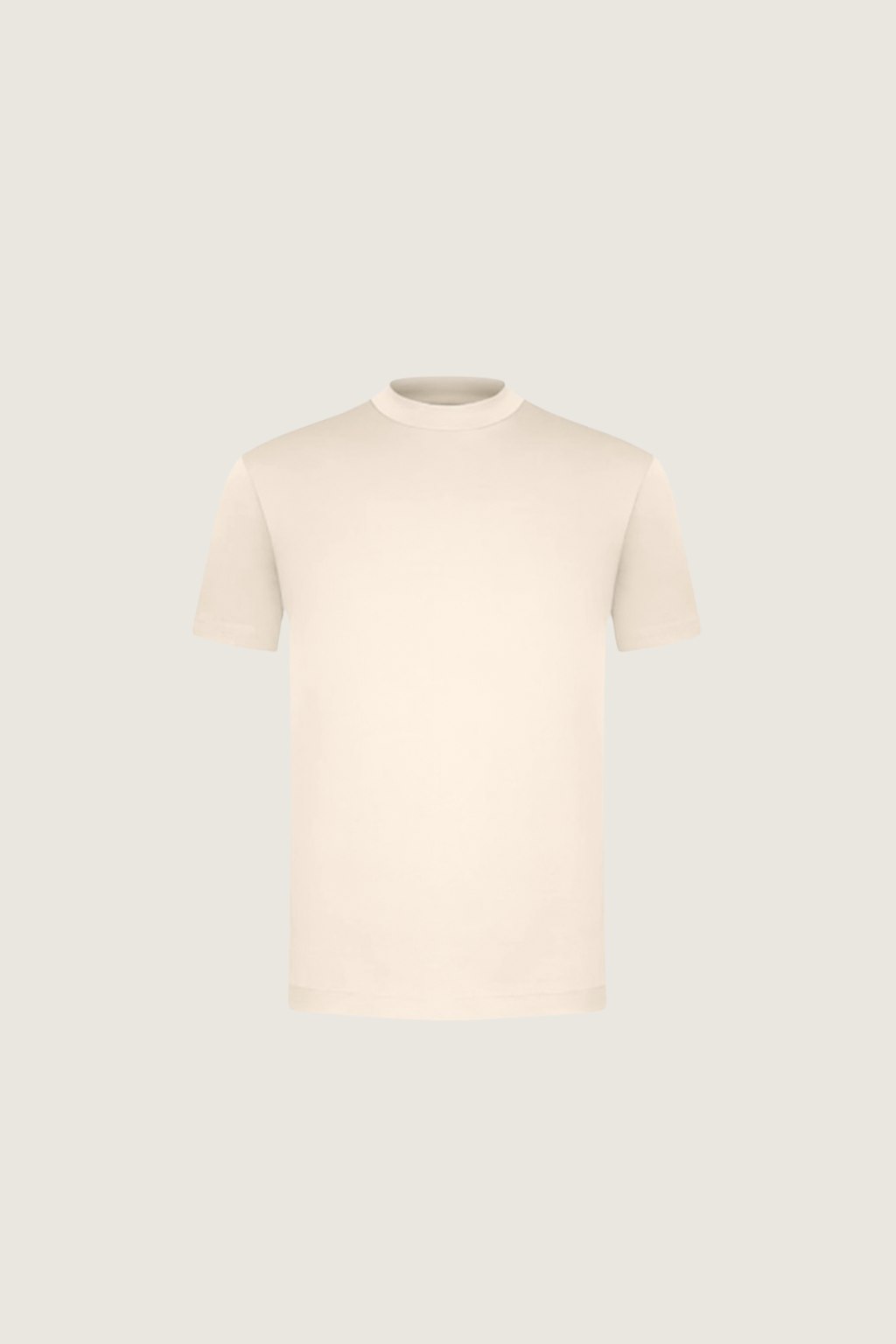 cream premium cotton t shirt
