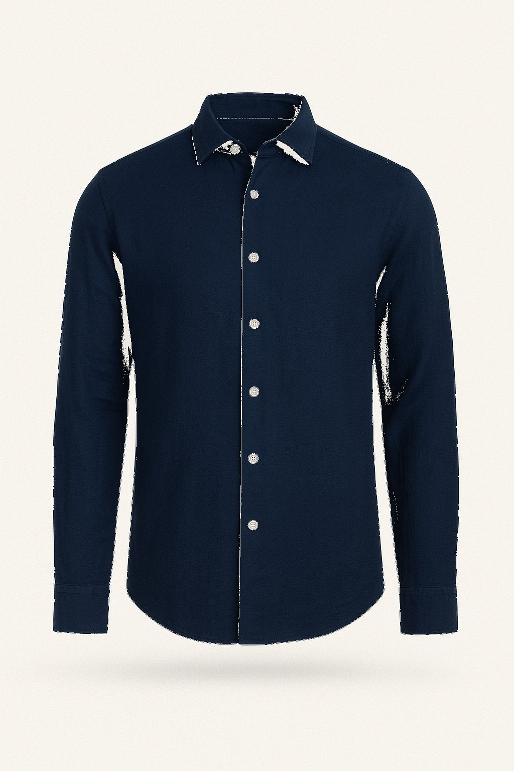firenze cotton shirt navy