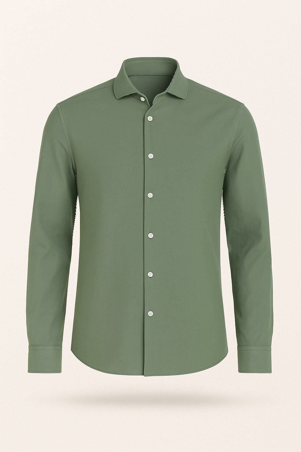 firenze cotton shirt olive green