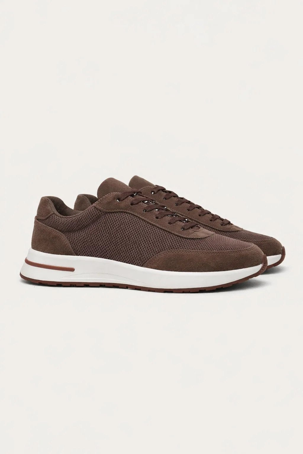 giuliano suede city sneaker brown