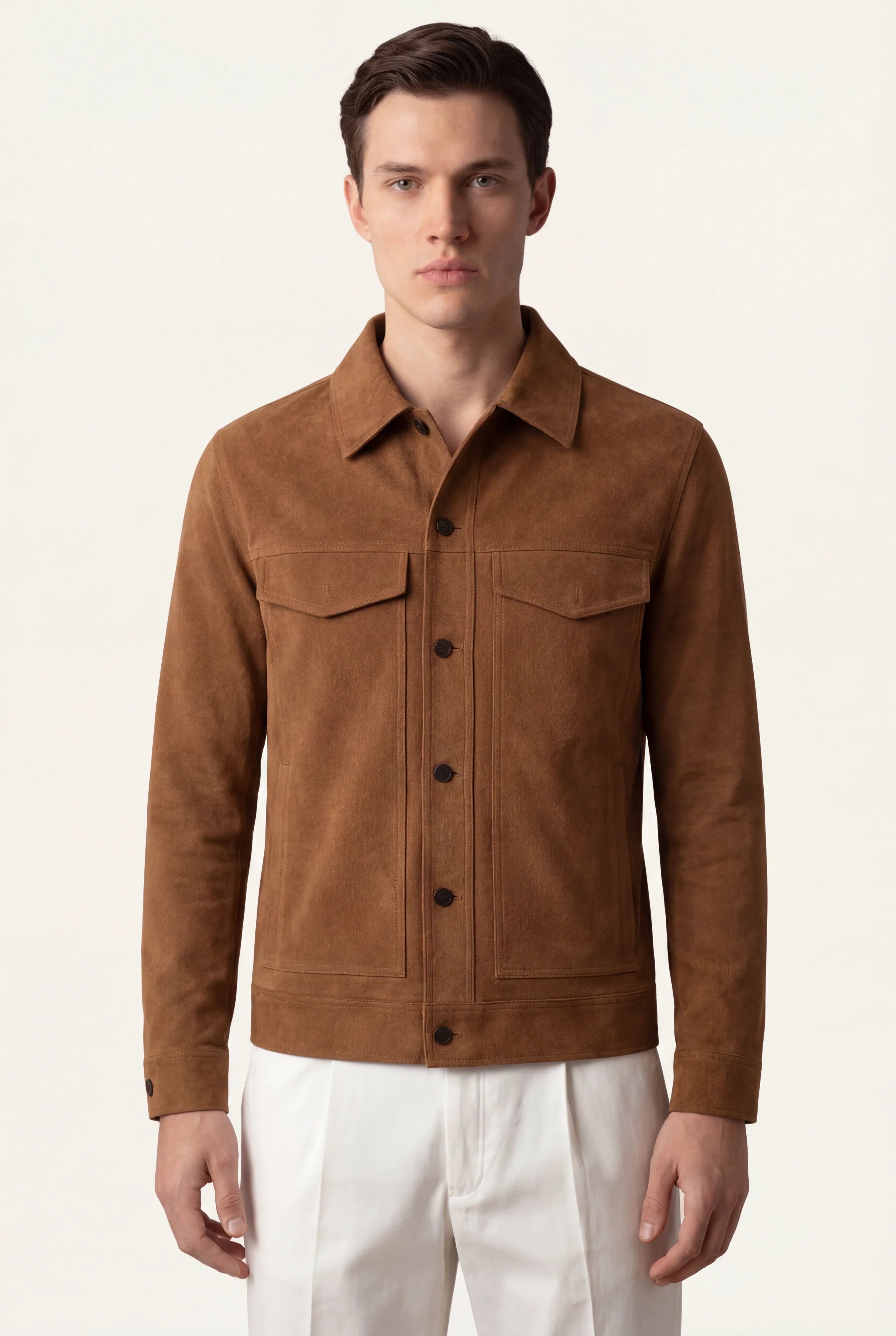Light Brown Suede Jacket