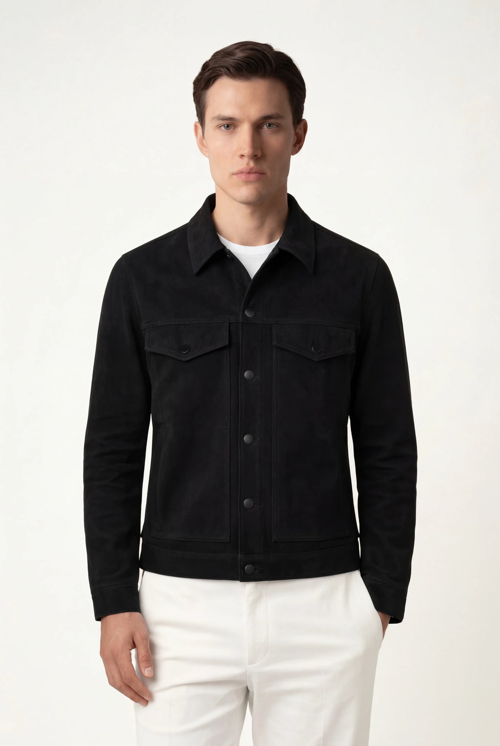 Black Light Suede Jacket