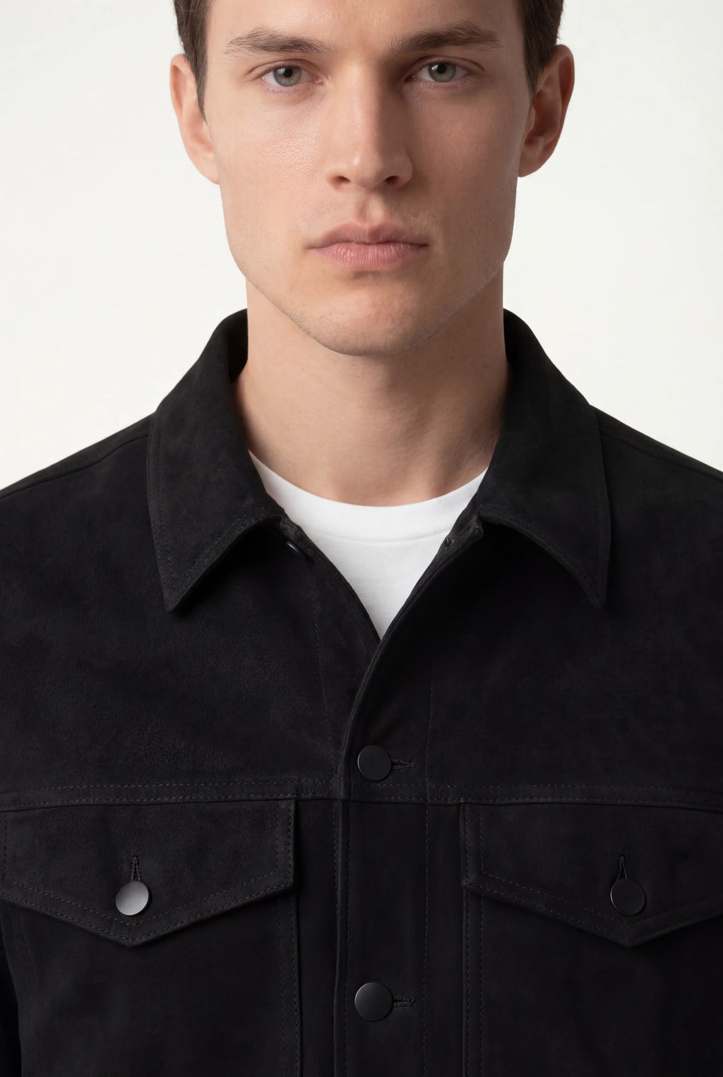 Light Black Suede Jacket