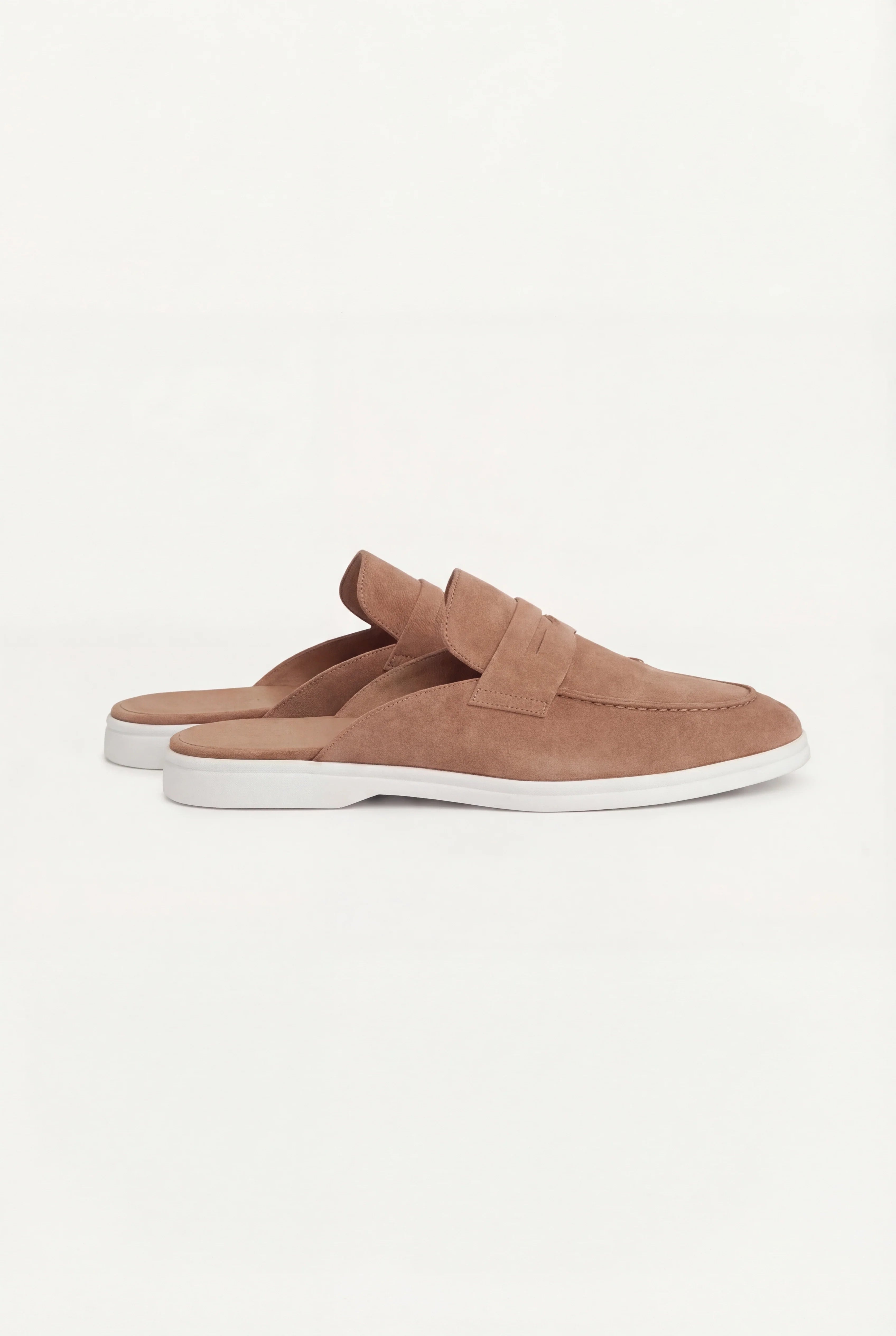 Suède Portside Mule Brown