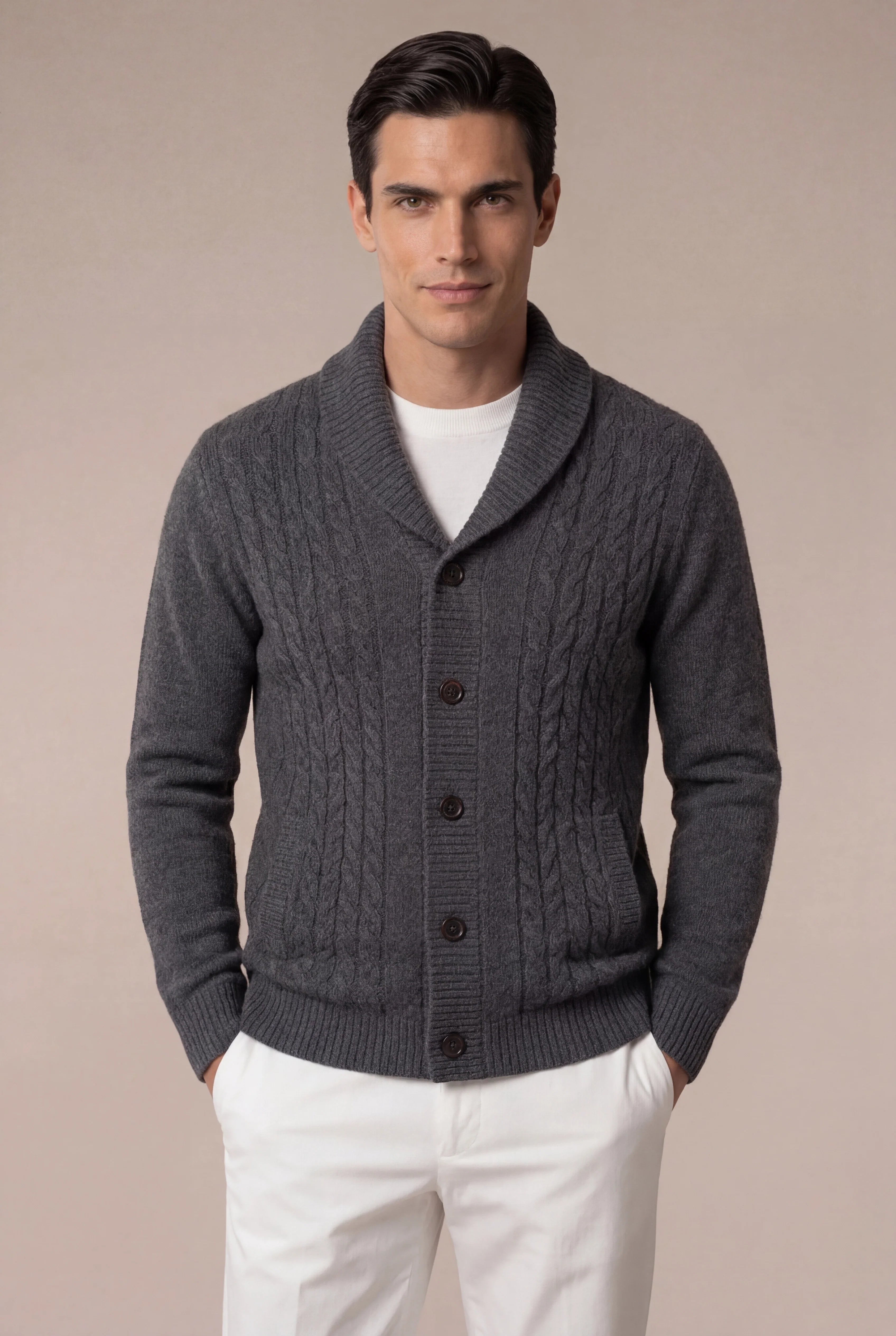 Ombre Grey Voyager Cardigan