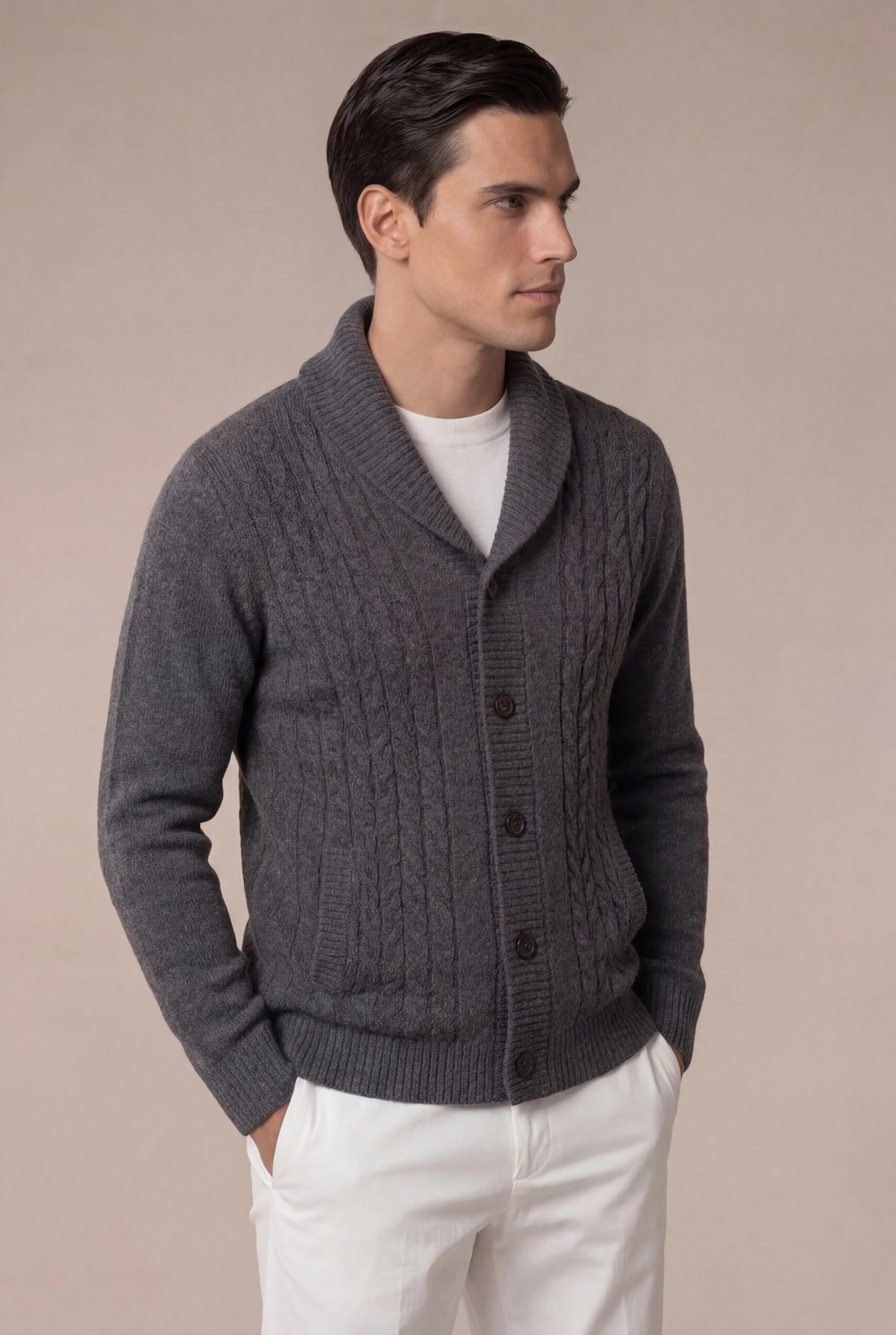 Ombre Grey Voyager Cardigan