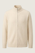 leon beige rib vest