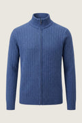 leon light blue rib vest