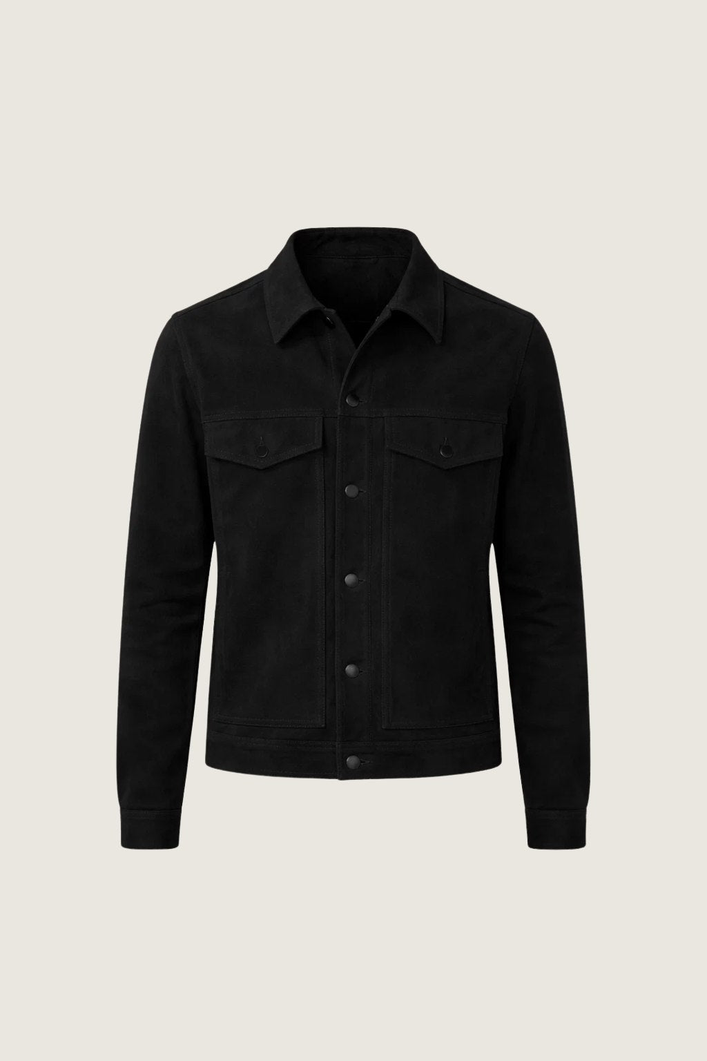light black suede jacket