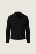 light black suede jacket