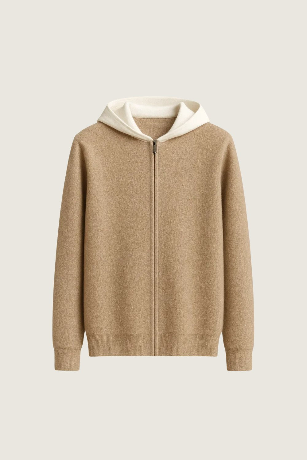 luca cashmere zip up sweater