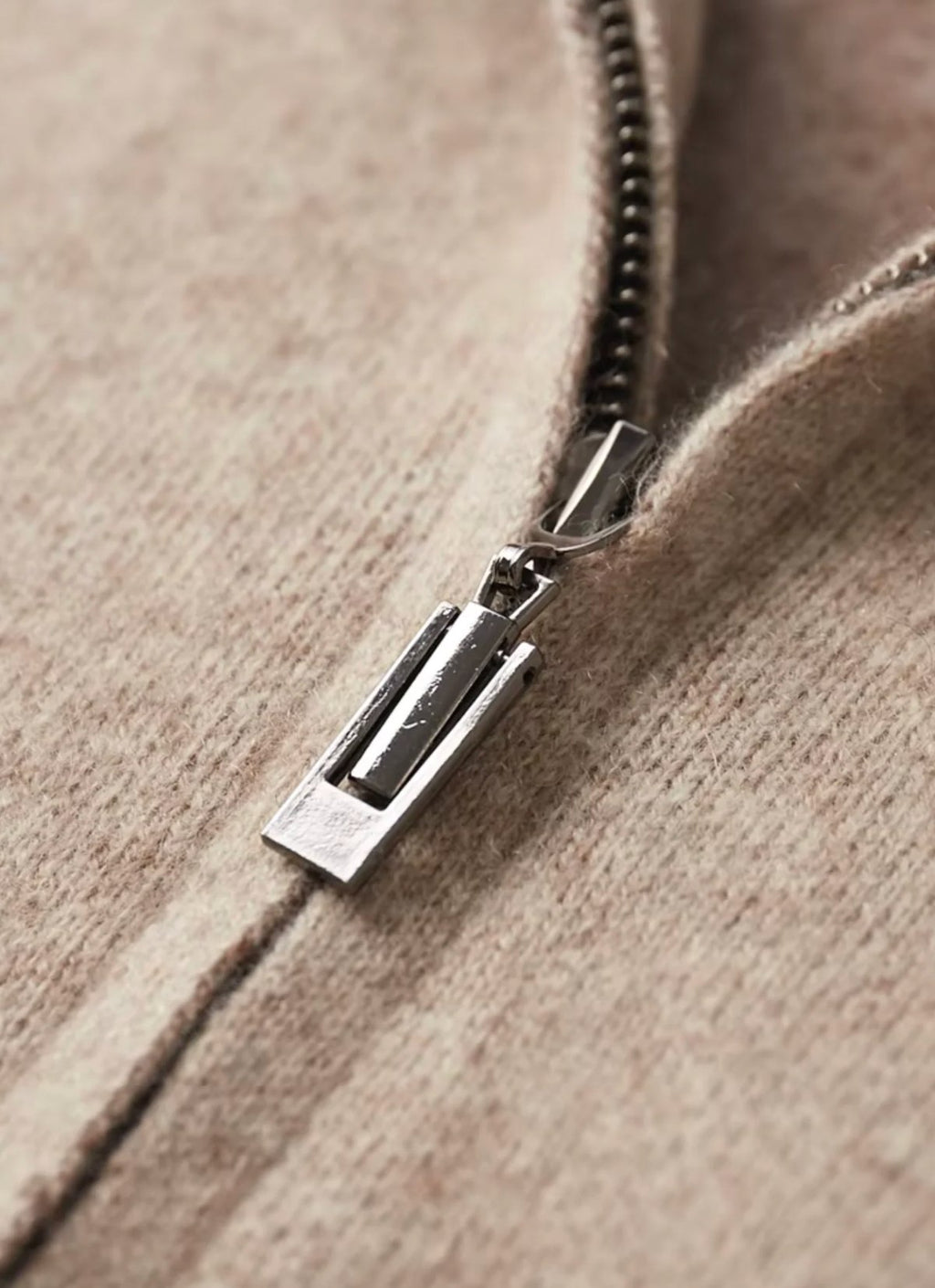 nero cashmere tracksuit beige